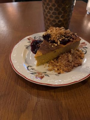 Cheesecake  at Marumba in Budapest