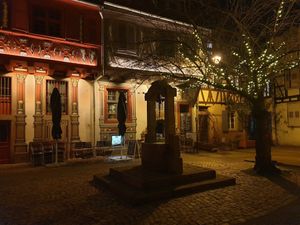 Outside at L'Acoustic in Selestat