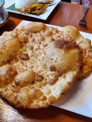 Rice Flour Roti at Ganesha Restaurante in Cartagena