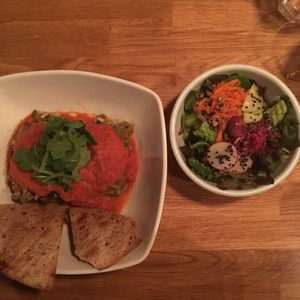 Lasagne maison gastronomique at Bonnys Vegetarian and Organic Cuisine in Montreal