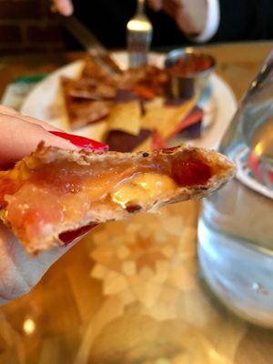 quesadilla at Bonnys Vegetarian and Organic Cuisine in Montreal