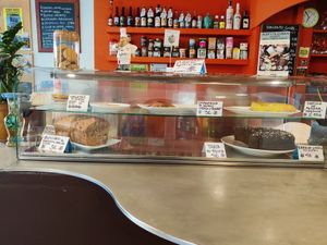 Cakes and sweet treats at Baratza Kafea in Pamplona