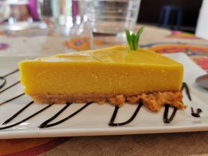 Lemon cake  at Baratza Kafea in Pamplona