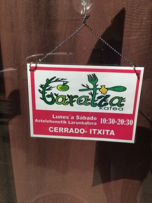 Closed on sundays! at Baratza Kafea in Pamplona
