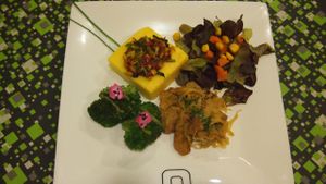 Healthy, colorful and tasty food. at Baratza Kafea in Pamplona