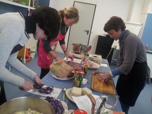 Our Natural Cooking School (Euskal Eskola Makrobiotikoa) at Baratza Kafea in Pamplona