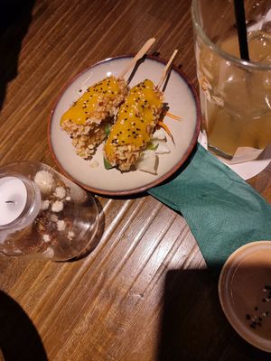 crispi Tofu Sticks mit Mango Soße at Silky Vegetarian in Dresden