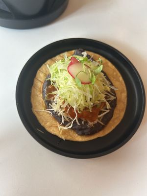 Black bean taco  at Taq in London