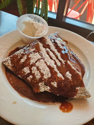 Chocolate Addiction Crêpe at Starving Artist Creperie and Cafe in Lee
