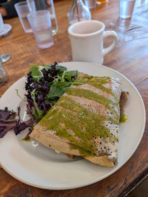 Herbivore crepe at Starving Artist Creperie and Cafe in Lee