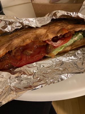 Sandwich at Tå-me Vegan Kitchen in Batumi