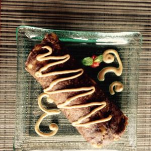 banana pancake at Divine Earth in Seminyak