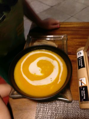 Kürbissuppe at Divine Earth in Seminyak