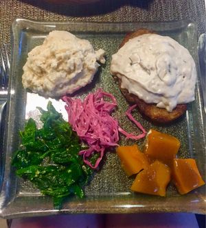 Seitan steak - so goood!!  at Divine Earth in Seminyak