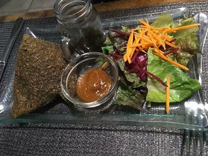 Indian samosa at Divine Earth in Seminyak