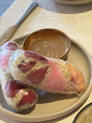 Spring rolls   at Gaia Flow - 全植料理 in Taipei