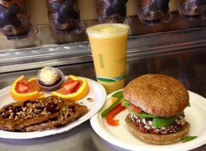 great food. It's amazing what can be done with this oatmeal mix! at Iss' Magic Mixes Oatmeal Cafe in Mesa