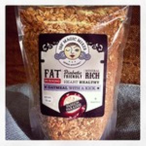 incredible oatmeal mixes used as the base of most every menu item at Iss' Magic Mixes Oatmeal Cafe in Mesa