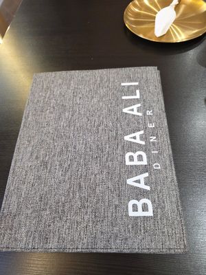 Menu at Baba Ali's Diner in Jakarta Utara