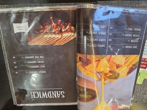 Sandwich menu at Baba Ali's Diner in Jakarta Utara