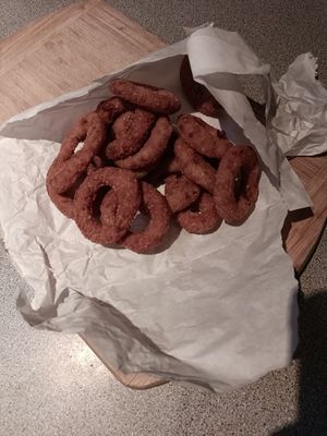 Onion rings at Golden Pond Chinese Takeaway in Castlebar