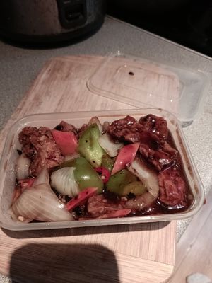 Tofu and black bean sauce at Golden Pond Chinese Takeaway in Castlebar