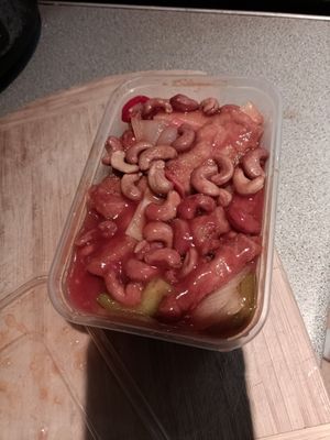 Tofu and kung Po sauce at Golden Pond Chinese Takeaway in Castlebar