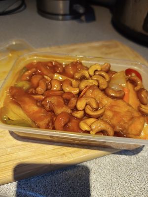 Tofu in Kung Po sauce at Golden Pond Chinese Takeaway in Castlebar