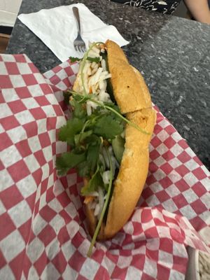 Tofu bahn mi  at Viet808 in Honolulu