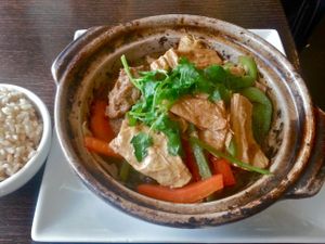 'Lamb' flavor, delicious entree. at Simple Veggie Cuisine in Rego Park