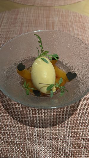 Verjus apricot  at Montagu's Mews in Bath