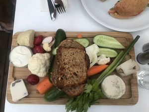 cheese plate  at Anastasia in Tel Aviv