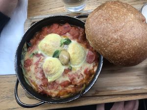 shakshuka   at Anastasia in Tel Aviv