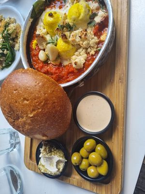 Shakshuka at Anastasia in Tel Aviv