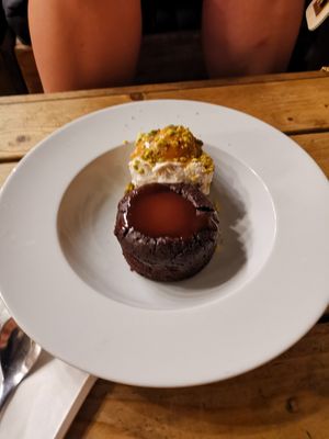 Dessert at Anastasia in Tel Aviv