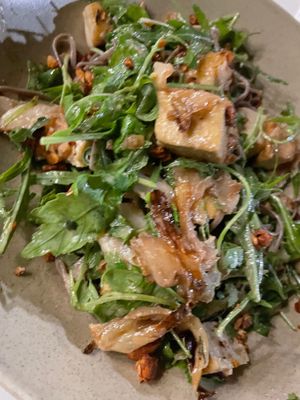 Soba noodles at Anastasia in Tel Aviv