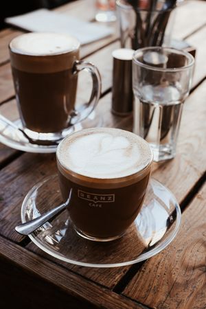 Cappuccino at Anastasia in Tel Aviv