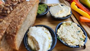 Dips at Anastasia in Tel Aviv