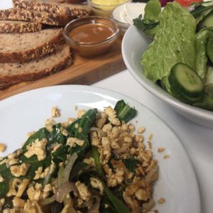 omelette  at Anastasia in Tel Aviv