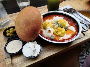 Shakshuka at Anastasia in Tel Aviv