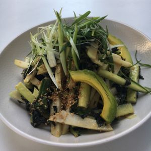 wakame salad at Anastasia in Tel Aviv