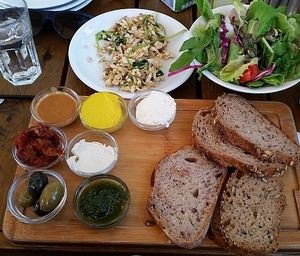 best vegan  breakfast in town at Anastasia in Tel Aviv