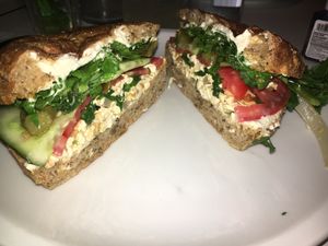 Scrambled Egg Sandwich  at Anastasia in Tel Aviv