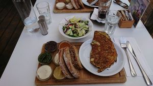 Breakfast at Anastasia, Tel Aviv. at Anastasia in Tel Aviv