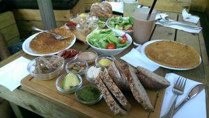 Vegan breakfast. at Anastasia in Tel Aviv