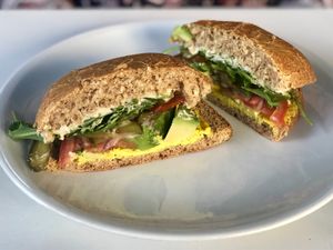 Avocado Sandwich at Anastasia in Tel Aviv