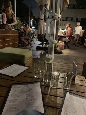 Outside  at Anastasia in Tel Aviv