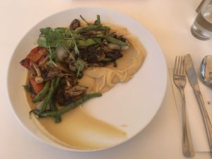 Main Dish: Mushrooms with other vegetables at Anastasia in Tel Aviv