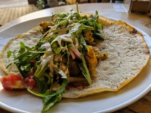masala dosa at Anastasia in Tel Aviv