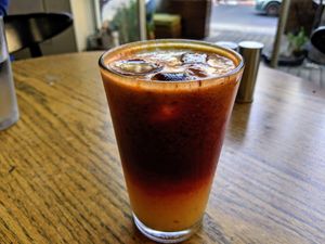 Beet ginger at Anastasia in Tel Aviv